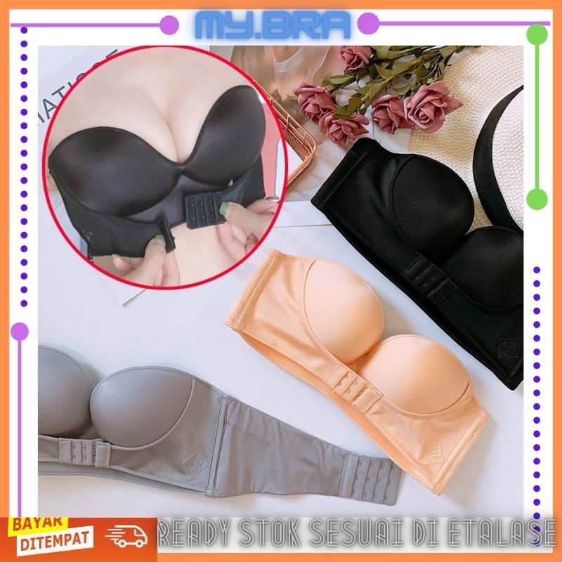 My Bra (Bra-022) Bra Wanita Dengan Model Tanpa Tali Strap Dan Bahan Non-slip Bergaya Sexy bh