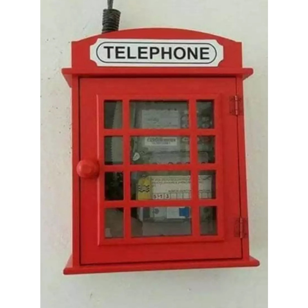 Box Meteran Listrik Token Telephone free akrilik