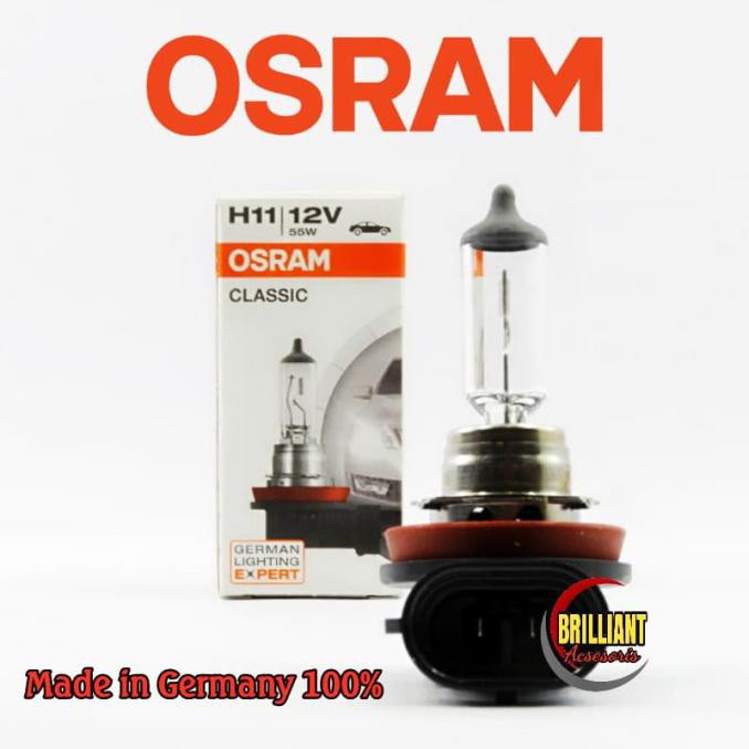 COD OSRAM BOHLAM H11 - 12V - 55W - ORIGINAL MADE IN GERMANY 100%