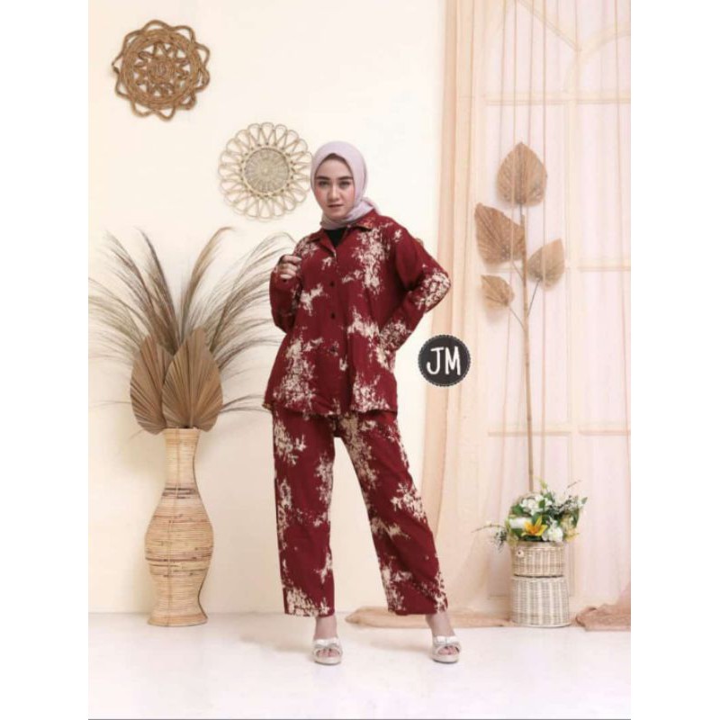 SETELAN TIE DYE ONESET PREMIUM CP RENDA ARAB