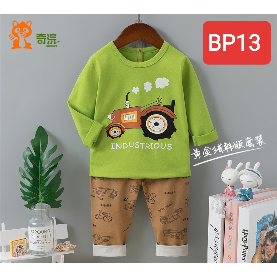 Baju tidur anak laki laki CAR piyama anak import