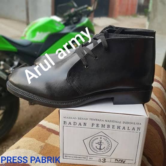 Sepatu pdh molding pres pabrik dines kantor tni polri paskibra pns ipdn security murah berkualitas