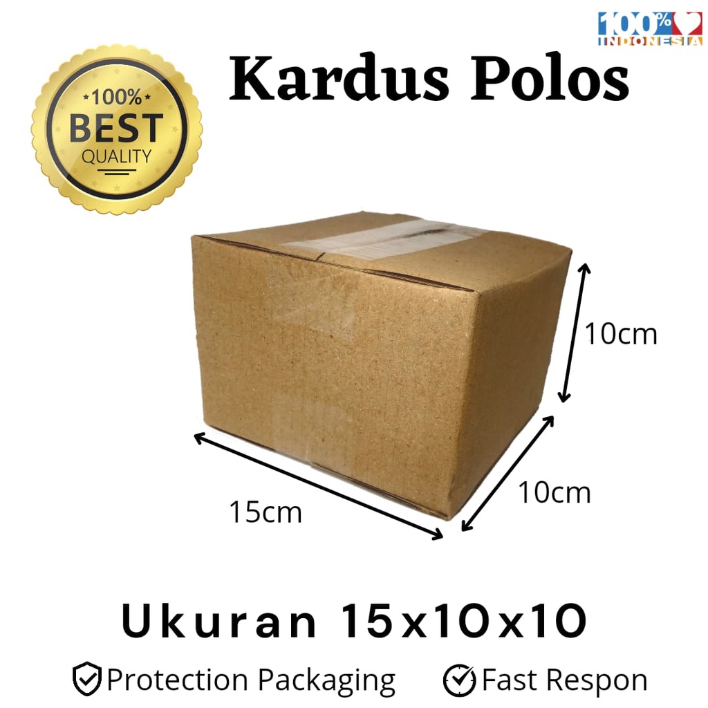 Kardus Polos / Kardus Packing 15x10x10