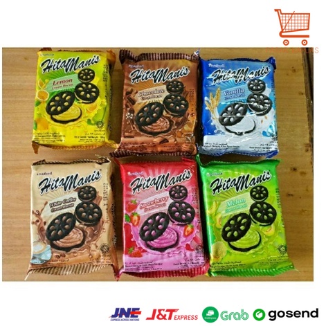 

[ COD ] BISKUIT HITAM MANIS 99 gr Biskuit inafood ROTI KERING