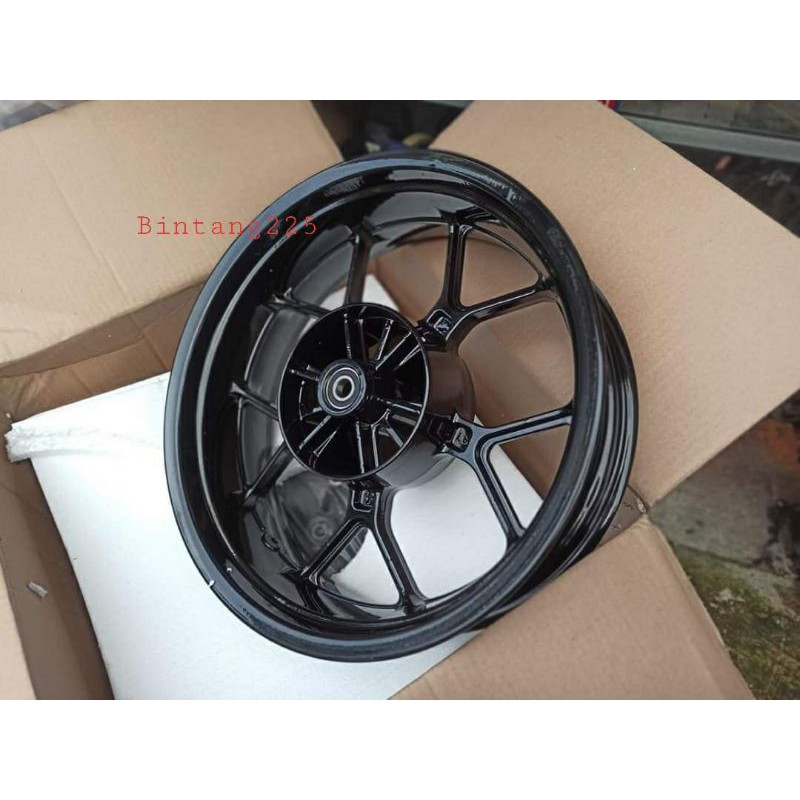 velg 5.5in R25 / Mt25 berikut ban michelin 180 55 17 pilot street radial