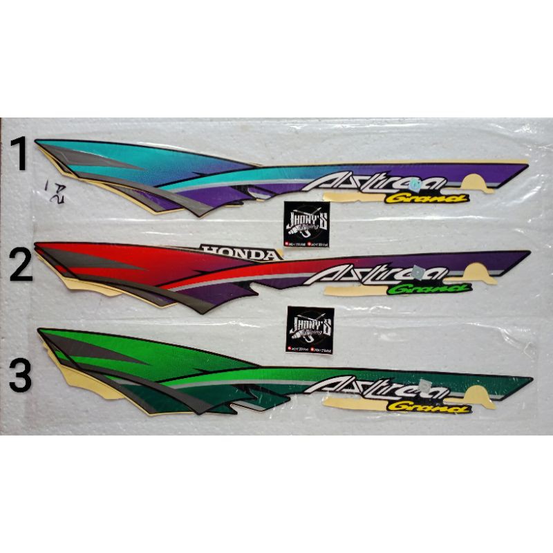 STIKER STRIPING LIS BODY MOTOR HONDA ASTREA GRAND TAHUN 1996-1997