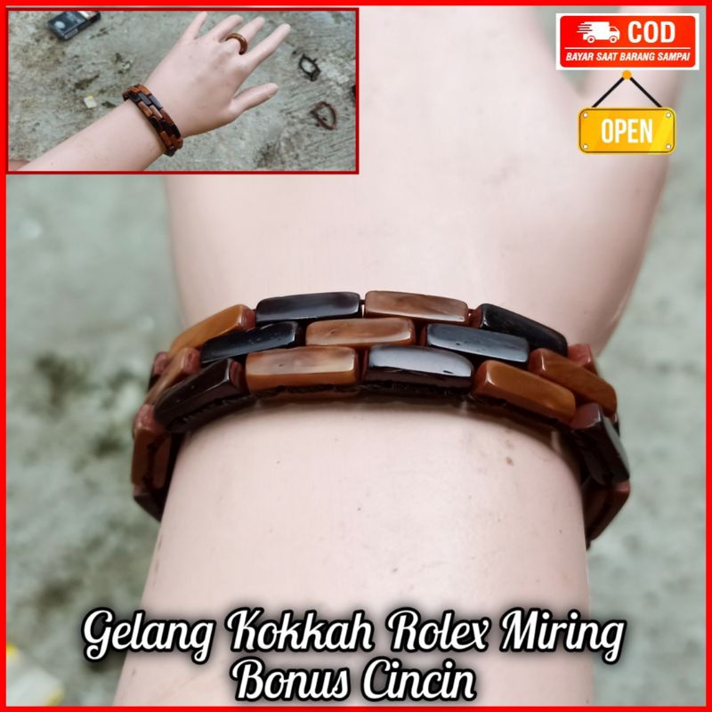 GELANG KOKKA ARLOJI FREE CINCIN GELANG TERAPI GELANG KOKAH KAOKAH KAUKAH