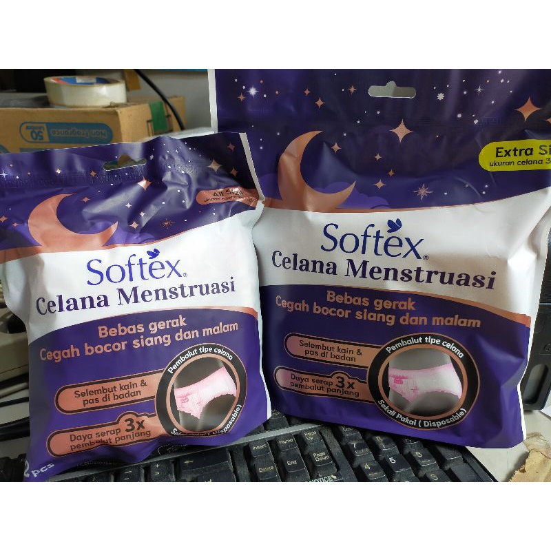 SOFTEX CELANA MENSTRUASI(all/extra size)