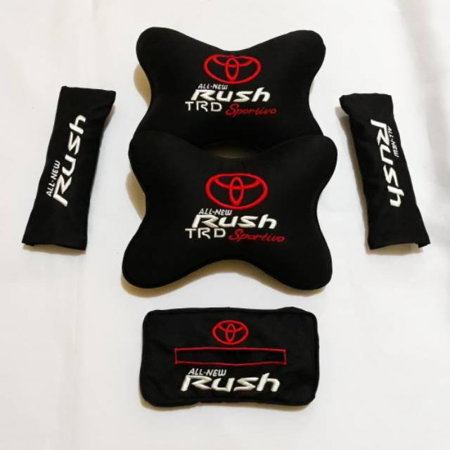 All new rush Bantal mobil toyota all new rush trd sportivo