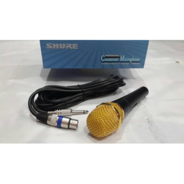 MIK CONDENSOR SHURE MIK MIC MICROPHONE CONDESNOR CONDENSER SHURE
