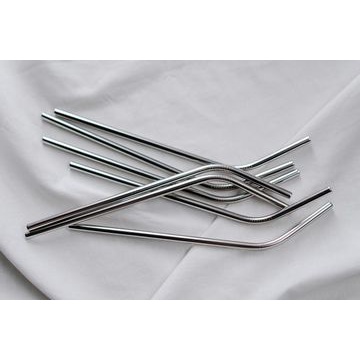 Sedotan Stainless Steel Sedotan Besi Lurus Bengkok Lengkung - Stainless steel straw - SEDOTAN STAINLESS STEEL PER PC