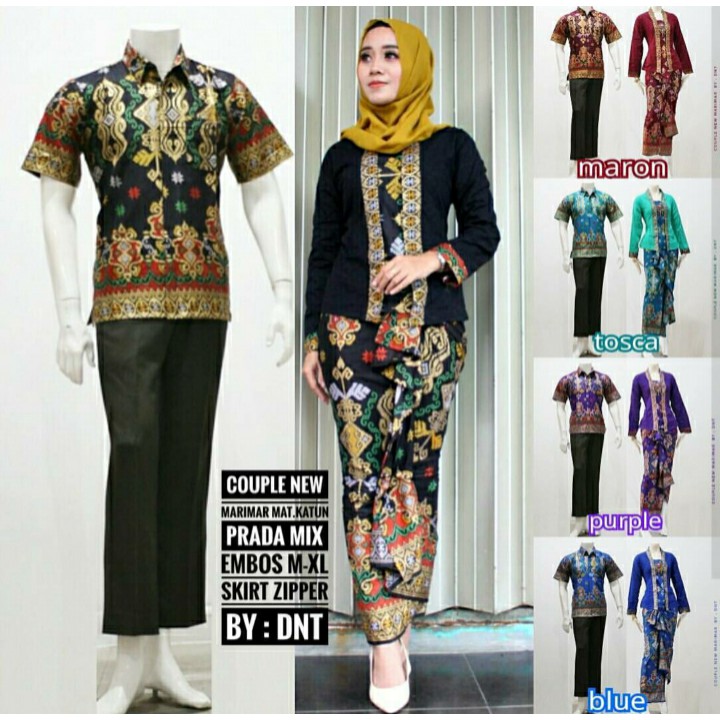GROSIR SOLO - Kebaya Couple / Couple Batik New Marimar
