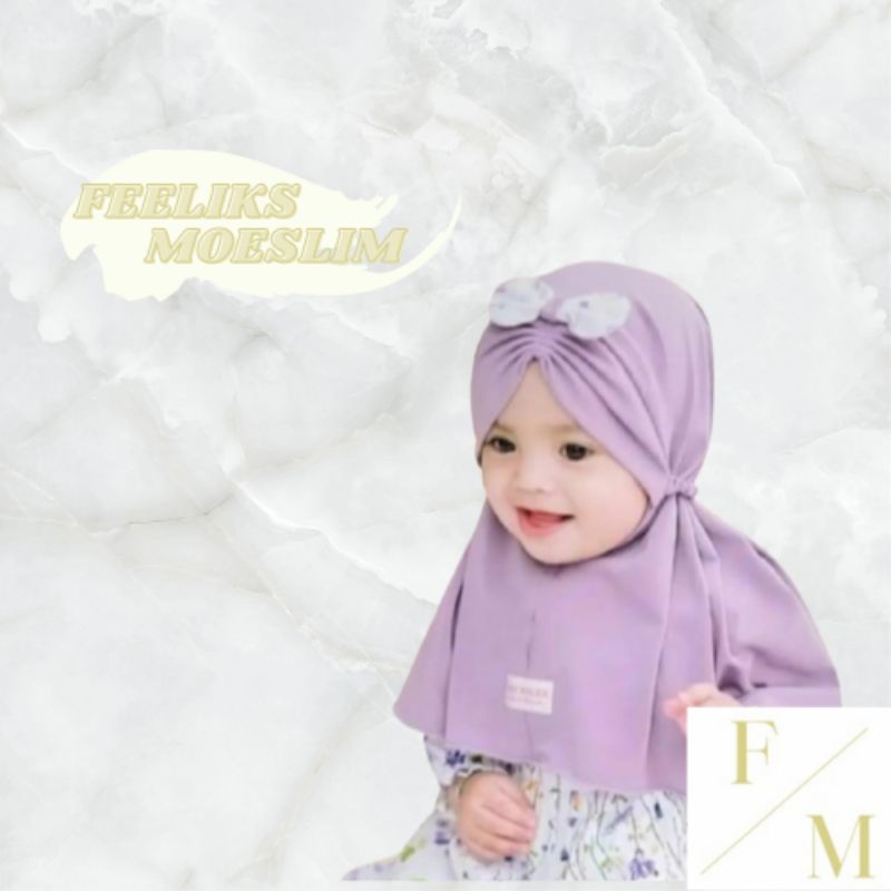 Hijab Anak Salwa Bunga / Hijab nyaman lucu murah kualitas PREMIUM