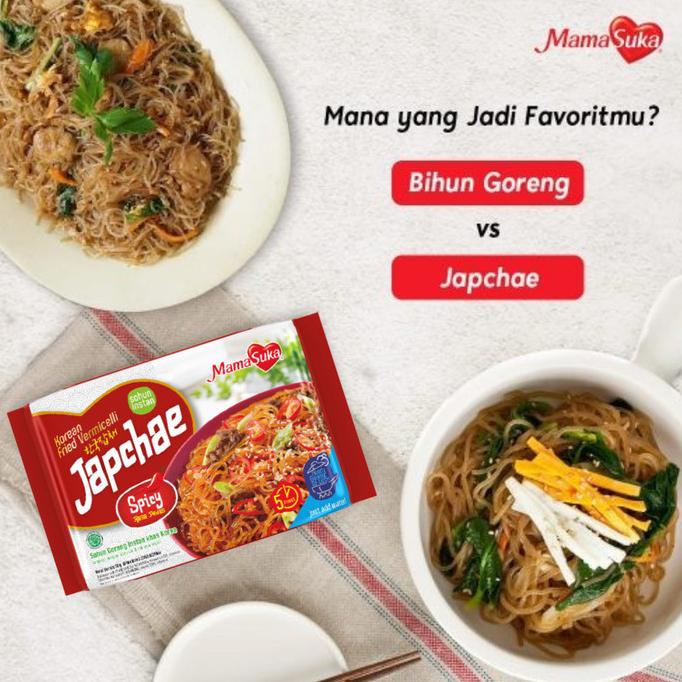 

:::::::] 3 PCS Japchae Soun Goreng Instan Korea Mamasuka Halal PREMIUM