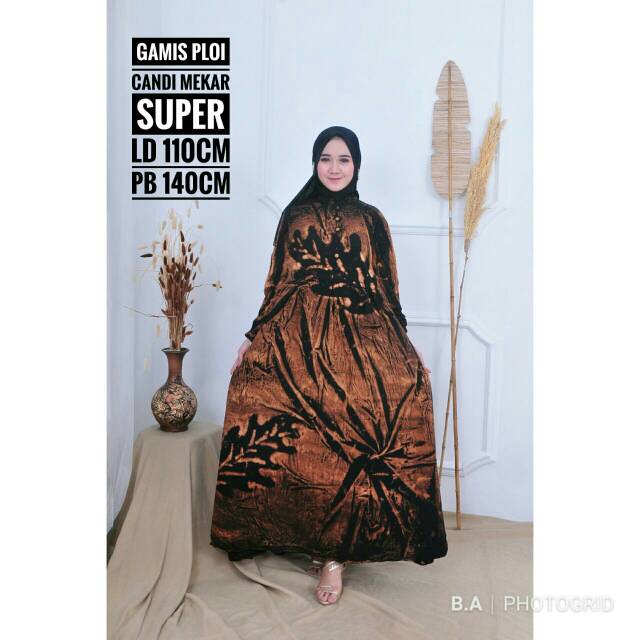 Gamis Ploi Candi Mekar Super,Original Batik Pekalongan