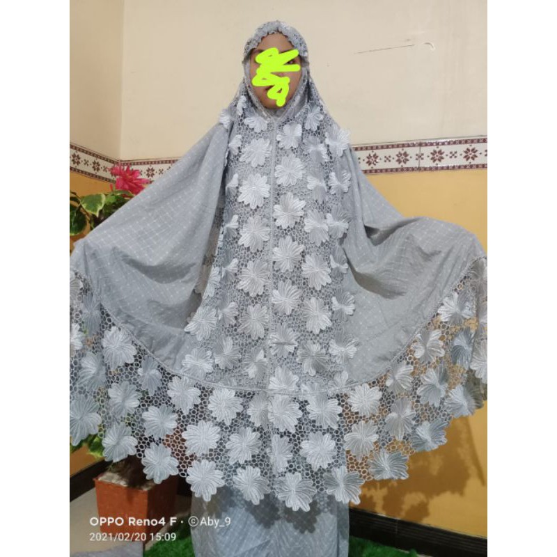 MUKENA MAHAR/mukena renda mewah/mukena mahar murah