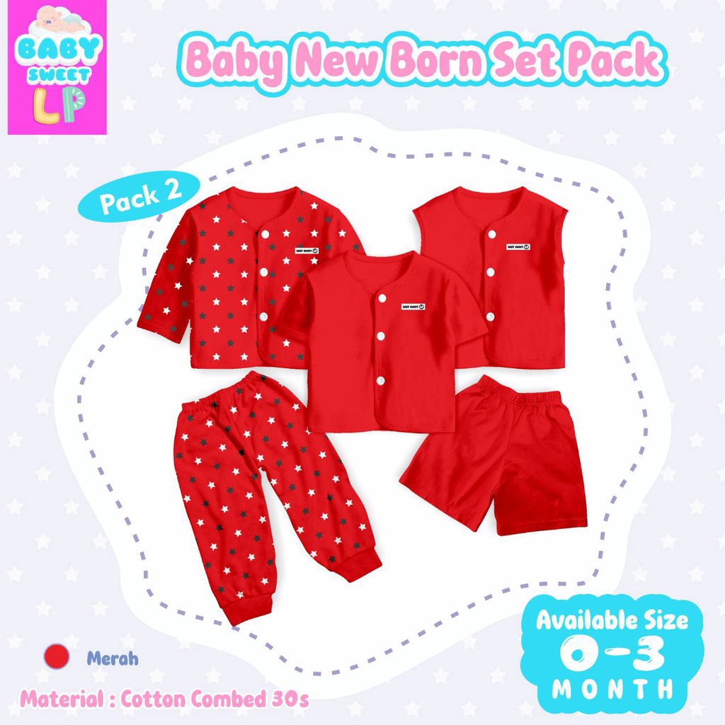 Setelan bayi Baby Newborn Set pack by Baby Sweet LP