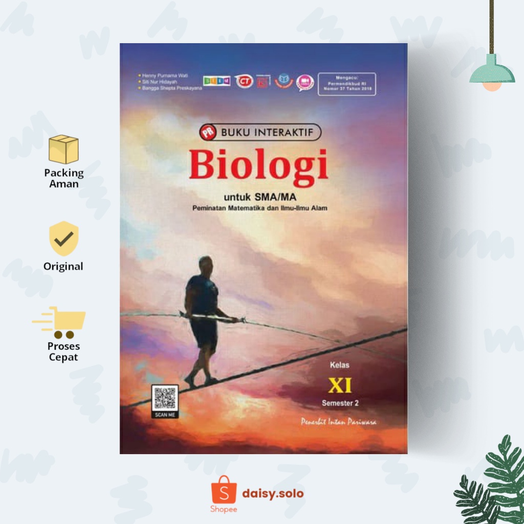 INTAN PARIWARA BUKU PR INTERAKTIF KELAS 11 BIOLOGI PEMINATAN SEMESTER 2 DAN 1