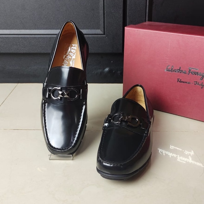Sepatu loafer  mirror branded sepatu pria 1065