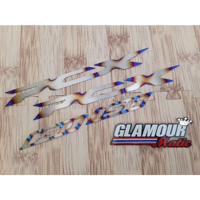 emblem pcx titanium burn mufac thailand