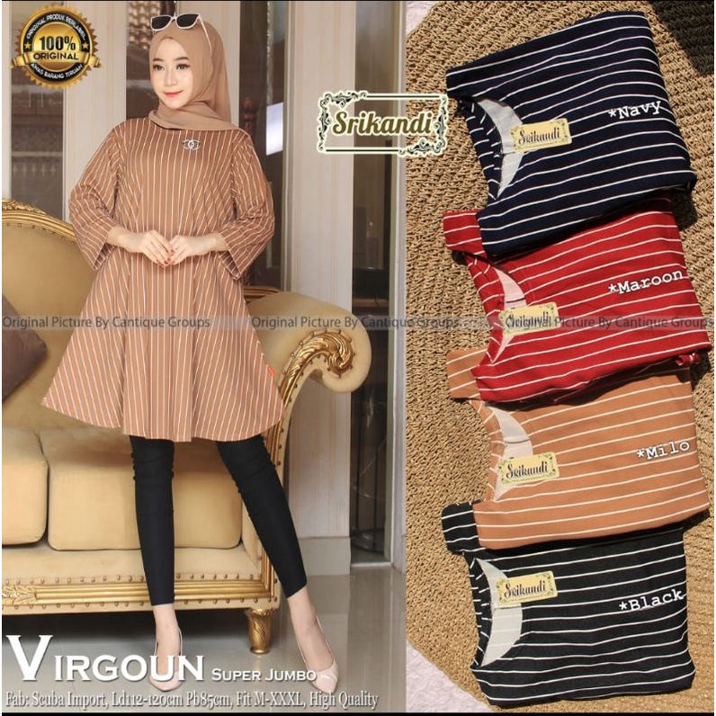 VIRGOUN SUPER JUMBO TUNIK By SRIKANDI