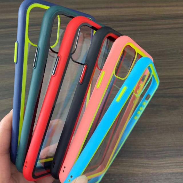 VIVO Y12/Y15/Y17 - HARDCASE RAINBOW COLOR CLEAR CASE ACRILIC