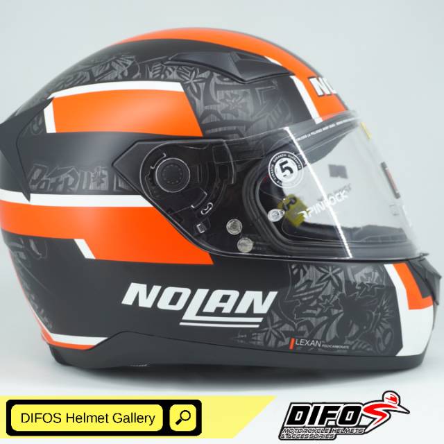 HELM FULLFACE NOLAN N60-5 D.PETRUCCI FLAT BLACK 059