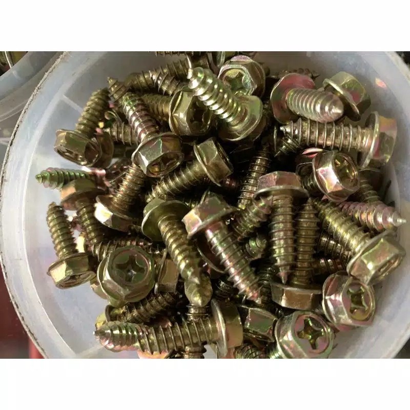 Ring Plat Kuning M6 ~ M16 - Ring Plat Kuning Kunci 10 ~ 24 - Washer Plate