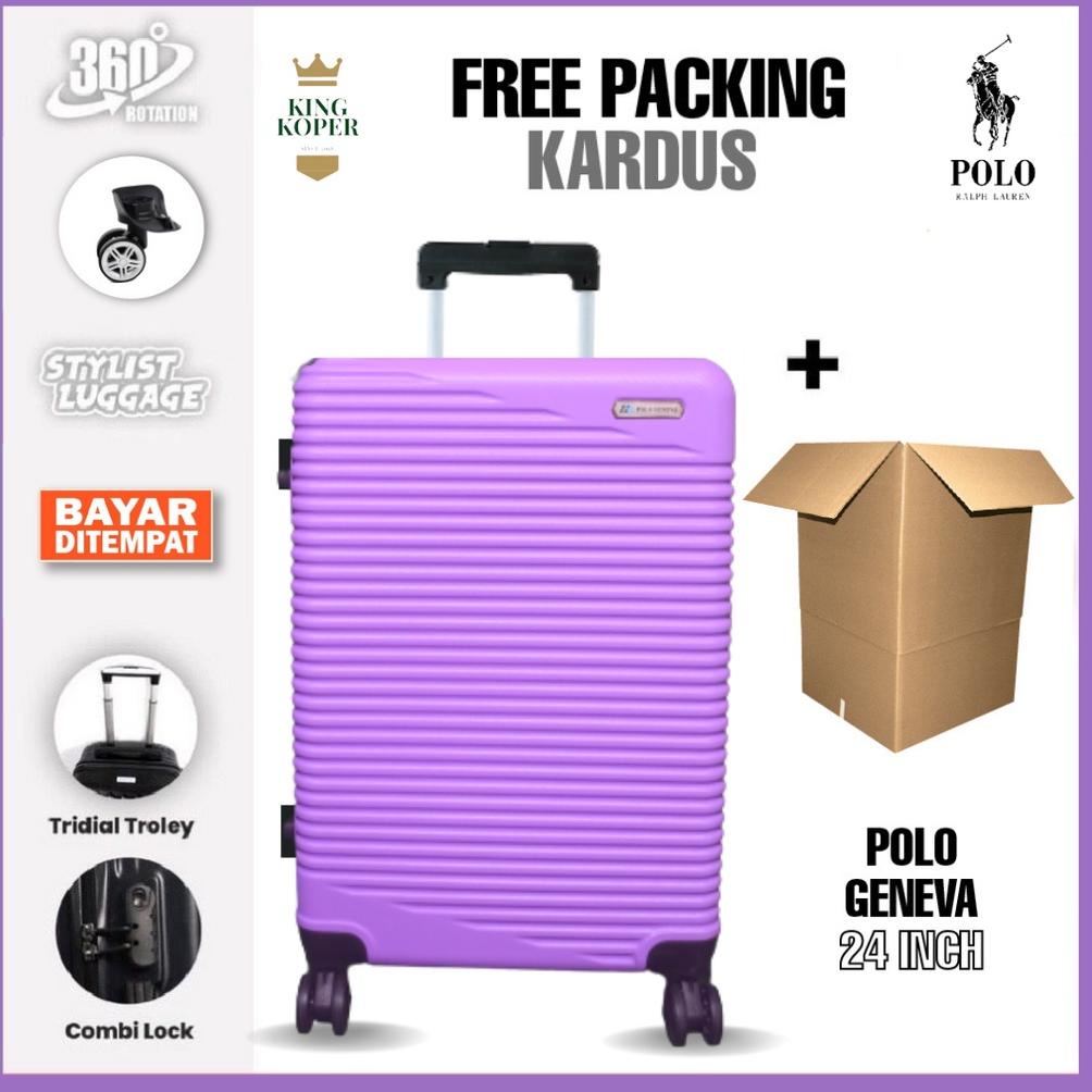 [KODE PRODUK ETTKY3689] Koper 24 inch Polo Happy 802 ukuran bagasi/koper /fiber/hardcase/kabin/cabin