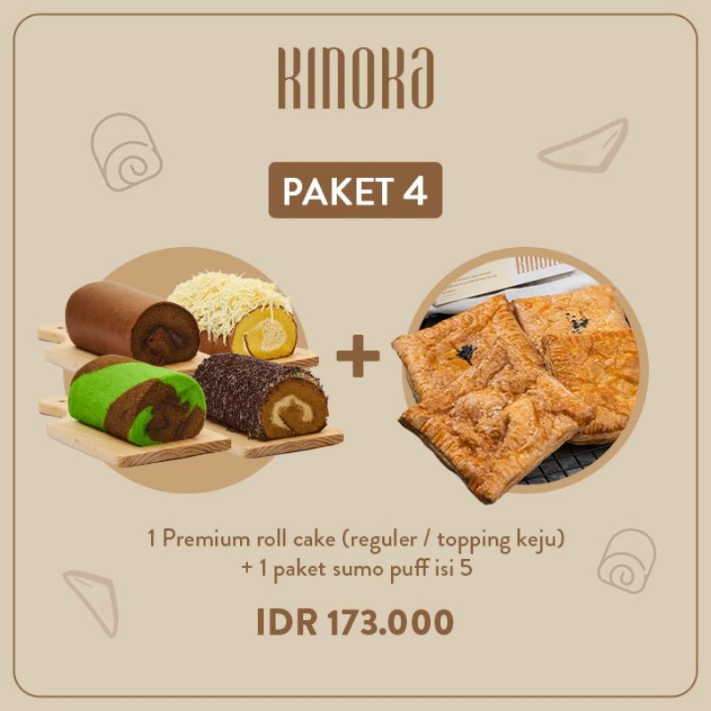 

Paket 4 Roll Cake & Sumo Puff (Harap Baca Deskripsi)