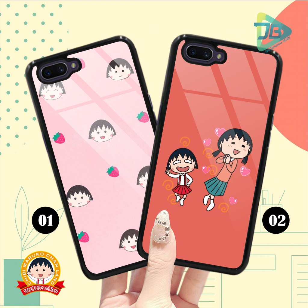 HARDCASE 2D GLOSSY CHIBI MARUKO OPPO VIVO XIAOMI SAMSUNG REALME IPHONE ALL TYPE JB4691