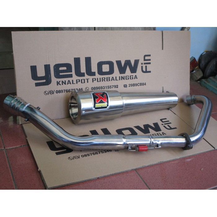 Knalpot Akrapovic Gard Yamaha Vixion (NVL / NVA / old Vixion)