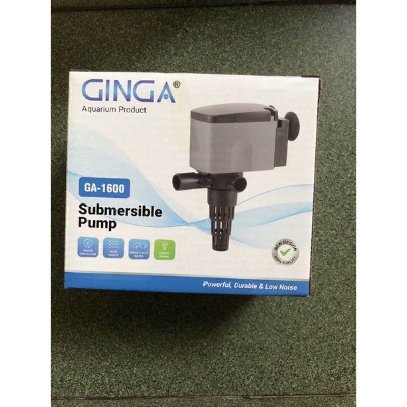 PROMO GINGA 1600 GA-1600 POMPA CELUP FILTER AQUARIUM AQUASCAPE LOW WATT POWER HEAD SUBMERSIBLE PUMP