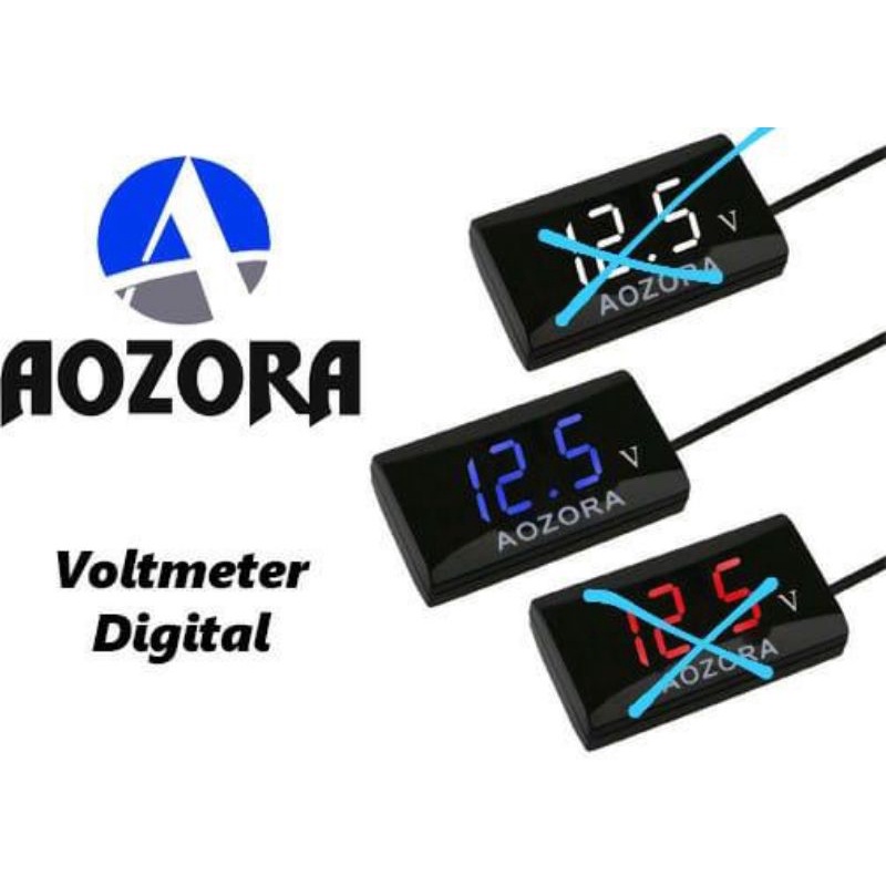 Volt meter Aki - voltmeter aki waterprof nmax Aerox Nouvo