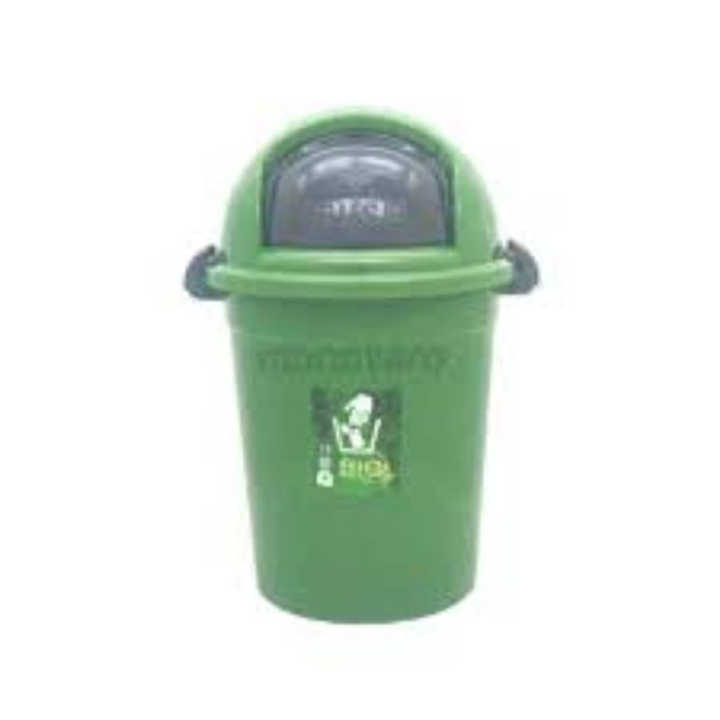 Tempat Sampah 80 Liter Bio Green Leaf 2008 tutup