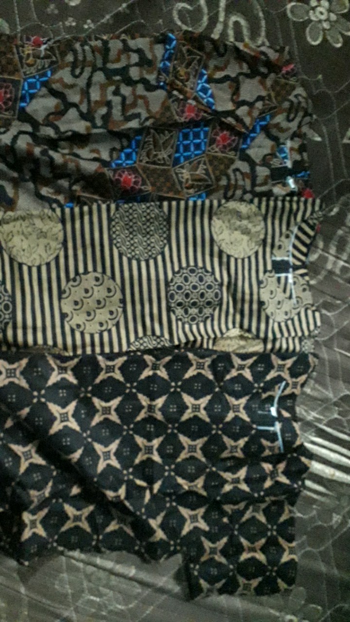 Cod - Dt Collection Dress Batik Wanita / Cewek Lengan Pendek