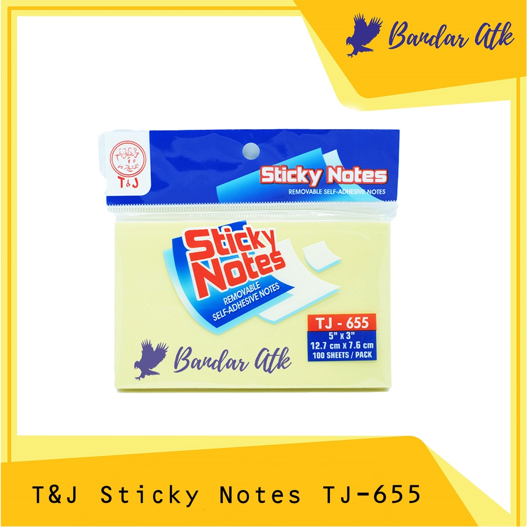 

TOM AND JERRY T&J Sticky Notes TJ-655 Memo Stick Kuning [1 PACK]