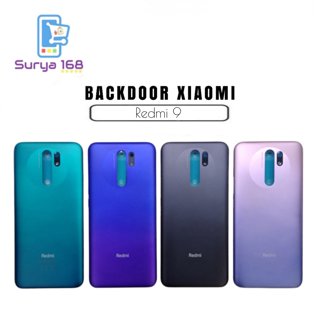 BACKDOOR BACK CASING BELAKANG TUTUP BATERAI XIAOMI REDMI 9