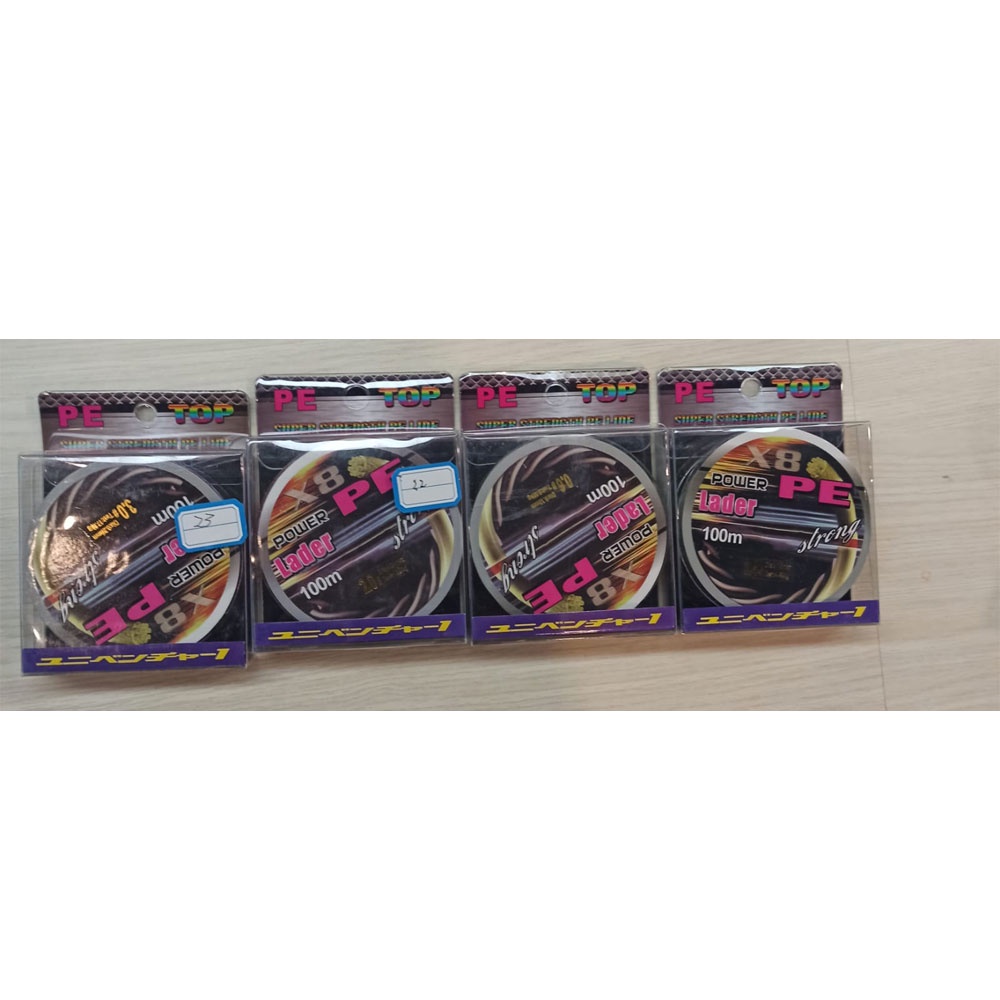 Zero Senar pancing super PE X8 Braid Line 100m Benang pancing kuat Tali Pancing banyak pilihan no senar