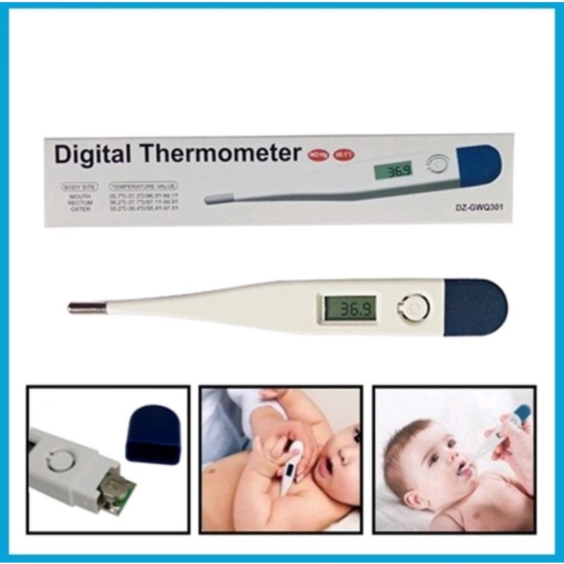 Thermometer Digital Infrared Suhu Tubuh - Termometer Thermogun Digital