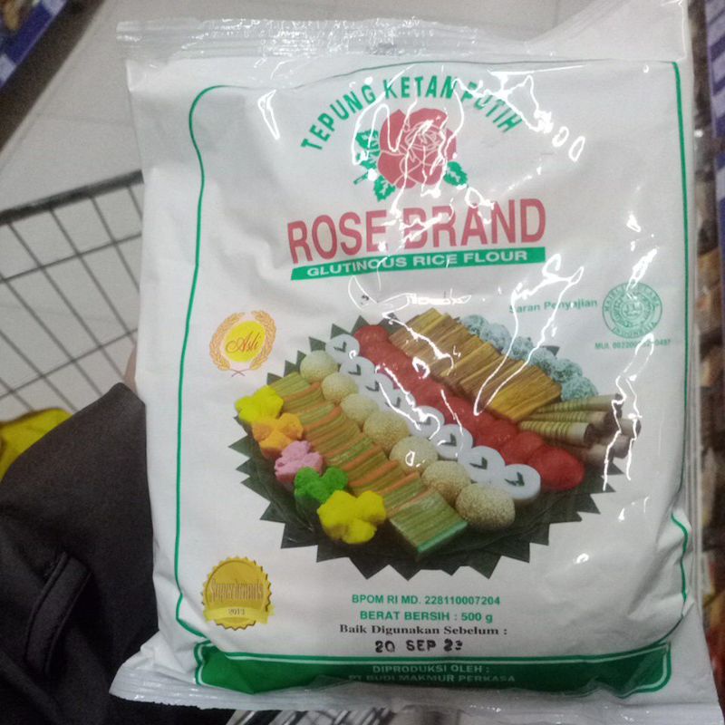 

Tepung Ketan Putih Rose Brand 500 gr