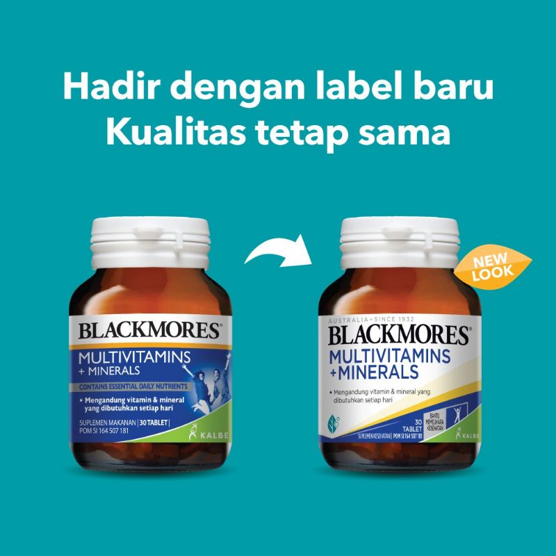 BLACKMORES MULTIVITAMIN & MINERAL 30'S