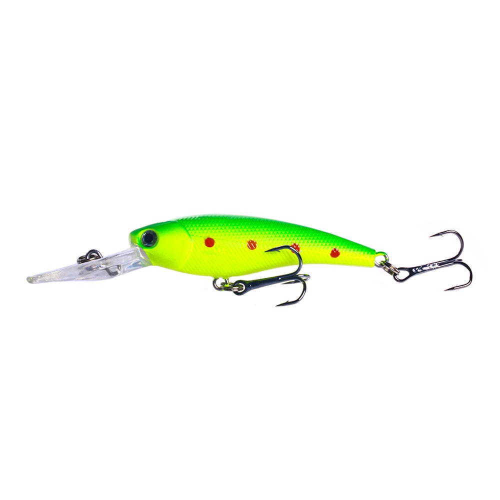 HENGJIA 1PCS 9.5CM 8G Floating Umpan Pancing Fishing Lure Minnow Swimbait Bass Bait Wobbler Ikan Tackle