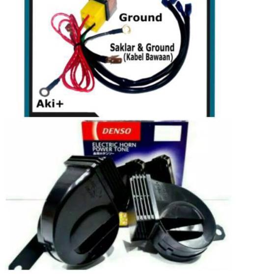 Klakson keong Denso/klakson Denso waterproof/klakson mobil /motor ✷
