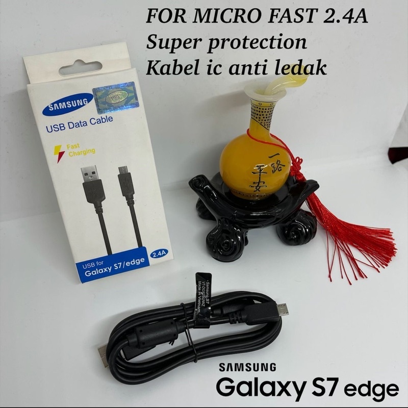 KABEL DATA MICRO SAMSUNG S7EDGE FAST CHARGING ANTI IC LEDAK PROMO SEN