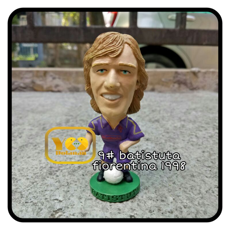 9# BATISTUTA - FIORENTINA 1998 CORINTHIAN PROSTARS FIGURE PEMAIN BOLA