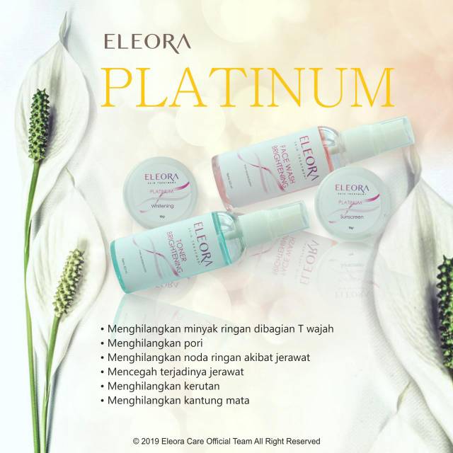 Eleora secretwhite platinum