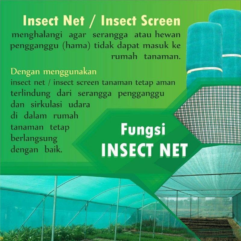 (PROMO) Jaring insect net / kasa  ( Panjang 100 x Lebar 3 meter )