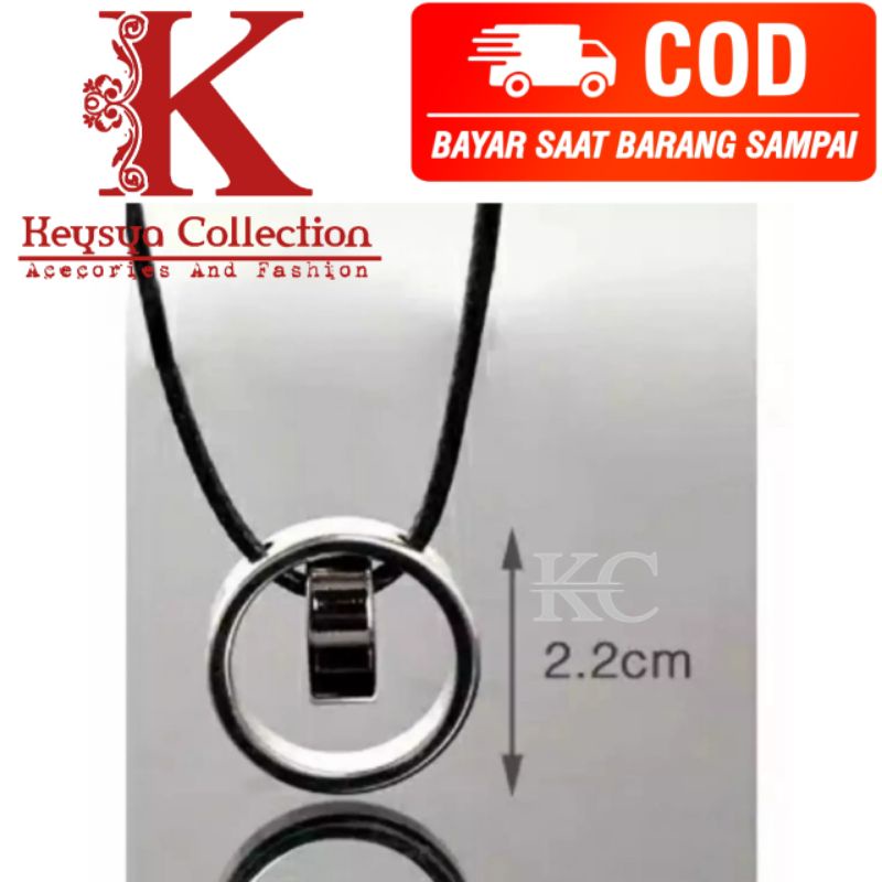 kalung bandul cincin pria wanita