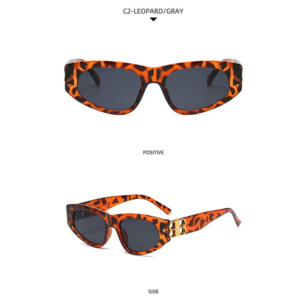 2021 new fashion ins hip-hop cat eye European and American street photography sunglasses